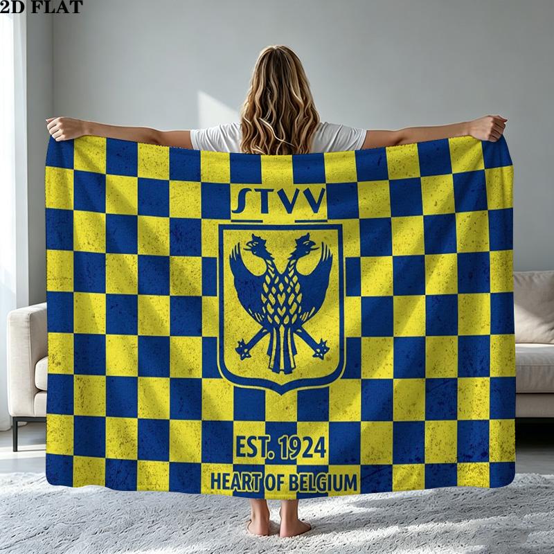Sint-Truidense VV Print Flanelldecke Hohe Qualität Warm Bequem Decke für Alle Jahreszeiten Perfekt für Geschenke Heimdekoration