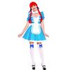 New Halloween Blue Cute Maid Costume Clown Costume Nightclub Bar Performance Costume Team Performance Costume