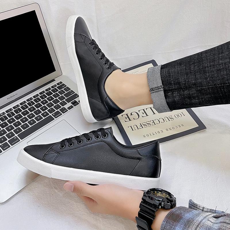 Brand Men Sneakers Fashion Leather Men Casual Shoes Luxury Lace Up Sport Shoe High Quality Comfortable Men Shoes Tenis Masculino