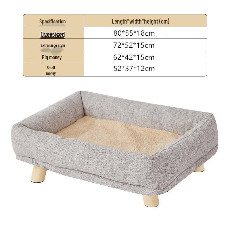 Four Seasons Washable Pet Bed: Cool Summer Mat for Small Dogs & Cats