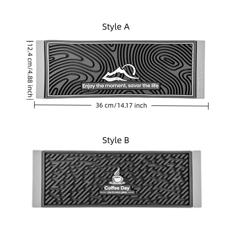 Heat Resistant Drain Bar Mat Flexible Dish Drying Filter Pad Table Mat Wave Draining Pad  Table Use