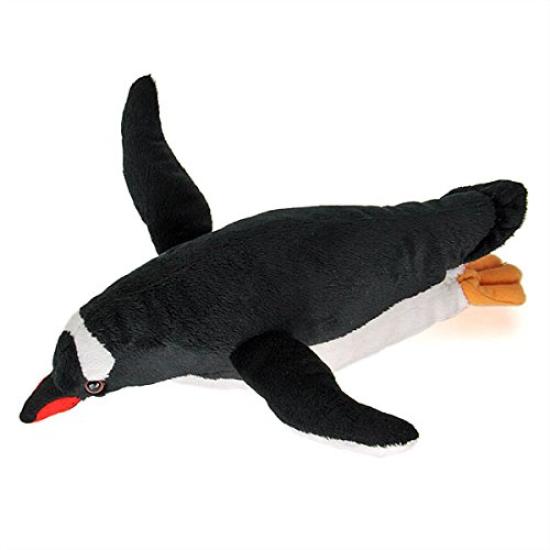Calorata Gentoo Penguin Plush Toy (Swimming ParentSoft Touch) Realistic Penguin Animal Toy Doll Gift Present Birthday (Twice Tested)  Christmas