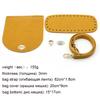 New Shoulder Handle Strap Accessories For Handbags Bag Set Leather Bag Bottoms Cover With Hardware For DIY Handbag #C