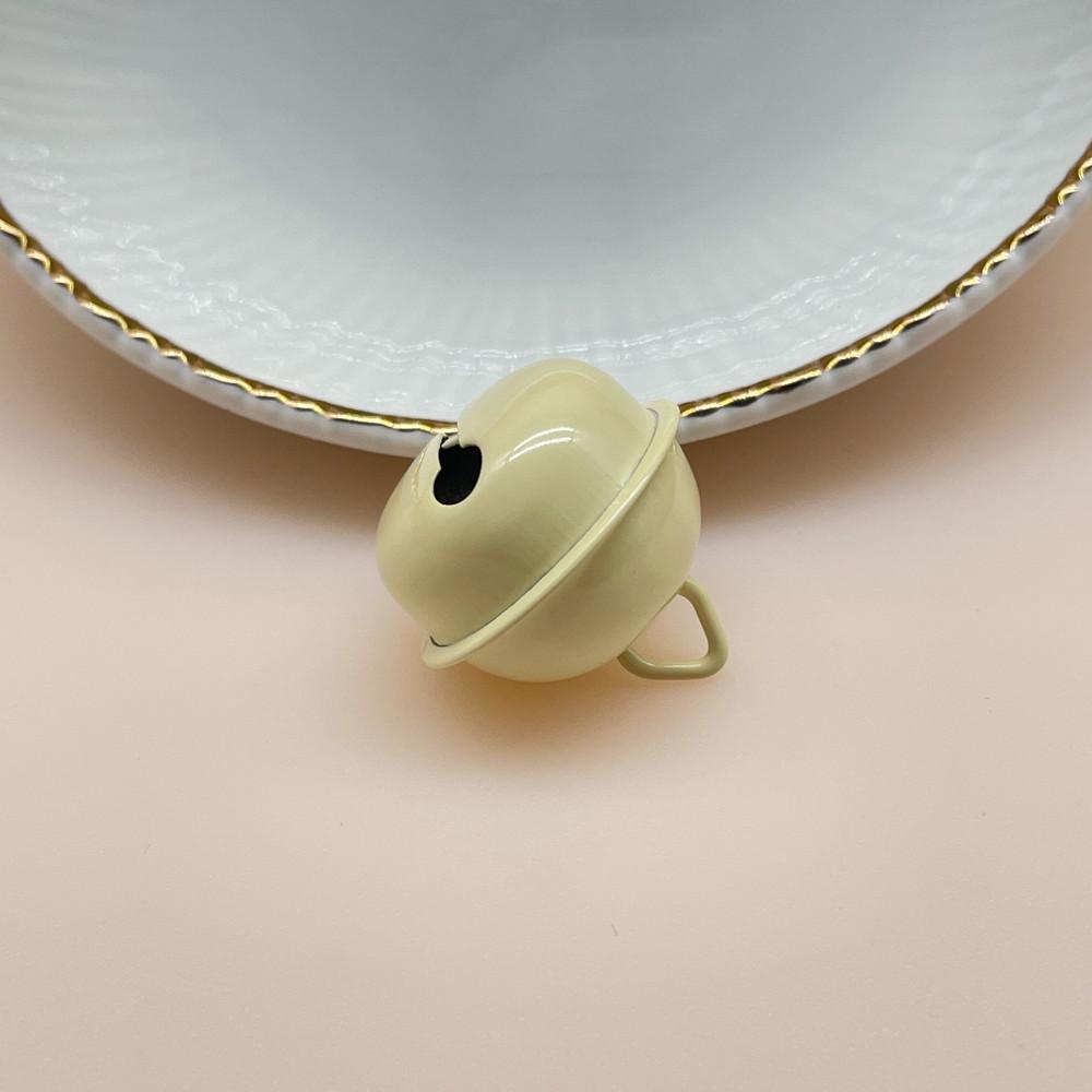 22mm Candy Color Bells for DIY Jewelry & Keyring Gifts - Metal Baked Paint Christmas Accessories