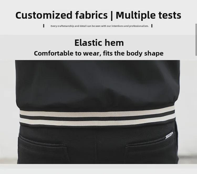 Men's Korean Style Spring/Autumn 2023 Trendy Solid Color Baseball Jacket