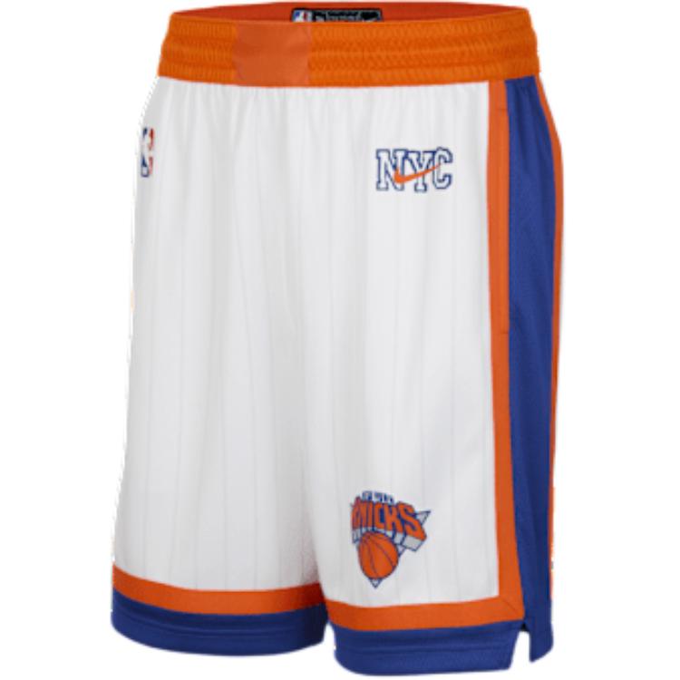 Nike Logo Print Elastic Waist Three-Quarter Casual Shorts Men Shorts White FQ4416-100