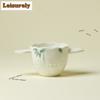 Hand-painted Green Bamboo Shadow Tea Separator Infusor Aesthetic Tea Strainer Dispenser Tea Maker Tea Filter Tableware Ornaments