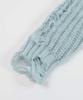 miette High Neck Distressed Fringe Knit REJR4038 Free Size Black Women's