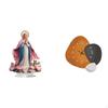 Nativity Scene Sculpture Acrylic Table Ornament Standing Centerpiece Wall Clock Modern Decorative