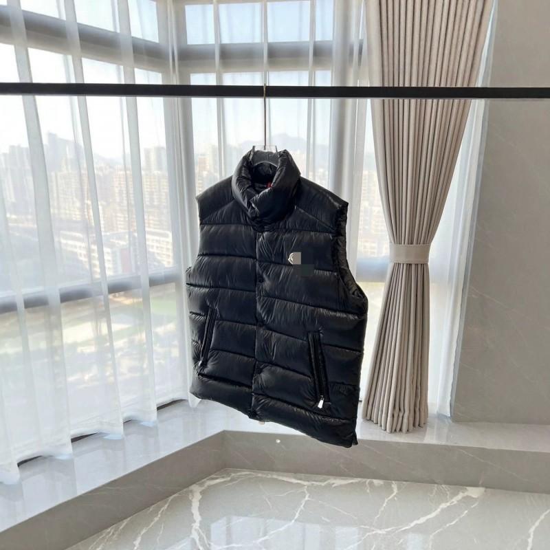 Unisex Stand Collar Down Vest Lightweight Casual Puffer Winter Daily Wear