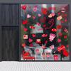 Valentines Day Decor Window clings 10 Sheet for Glass Windows Double-Sided Valentines Day Decorations Heart Window Decal