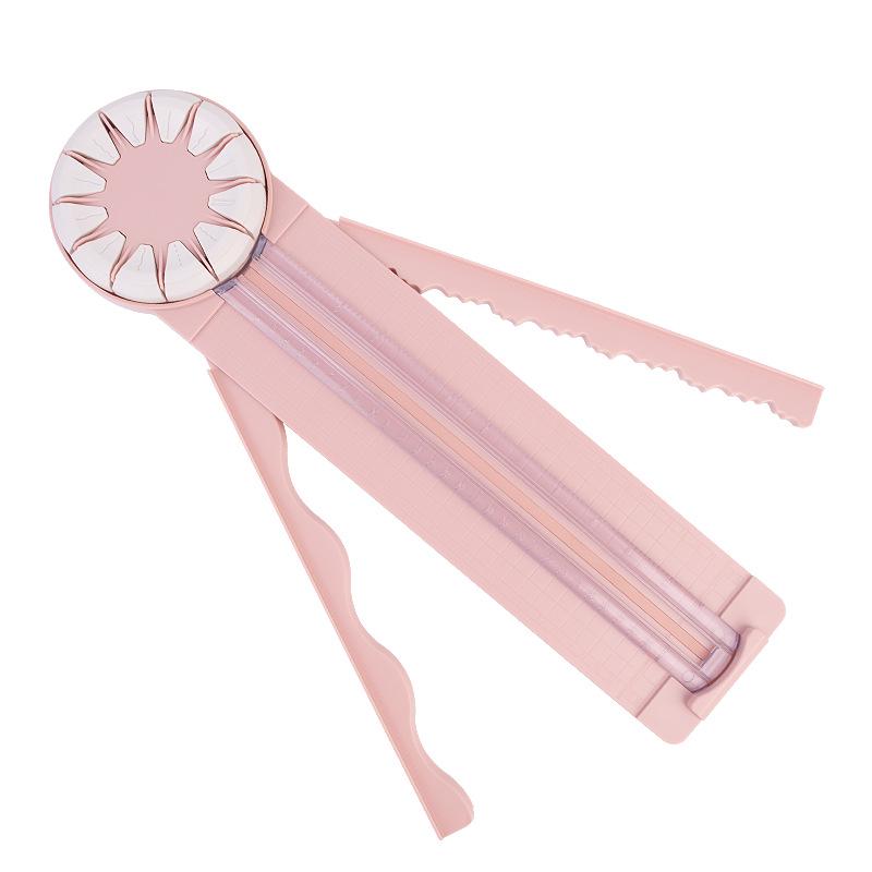 Multi-Functional 12-in-1 Paper Cutter: Perforating, Straight, Wavy Line Cutting, Creasing Tool for DIY and Scrapbooking.