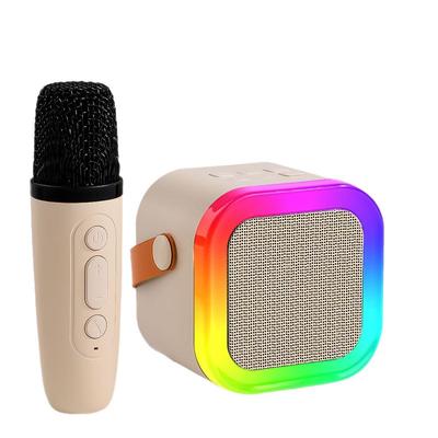 Premium Mini Portable Bluetooth Karaoke Speaker & Microphone All-in-One for Home KTV and Outdoor Singing