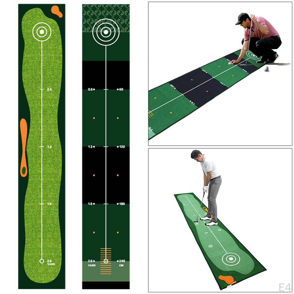 1,64 x 9,84 Fuß Golfteppich Putting-Matte, Indoor-Schlagmatte, Golf-Übungstraining