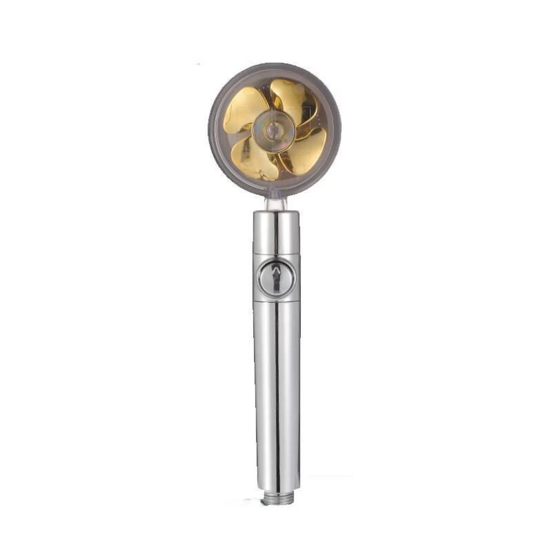 Golden Maple Leaf Shower Head
