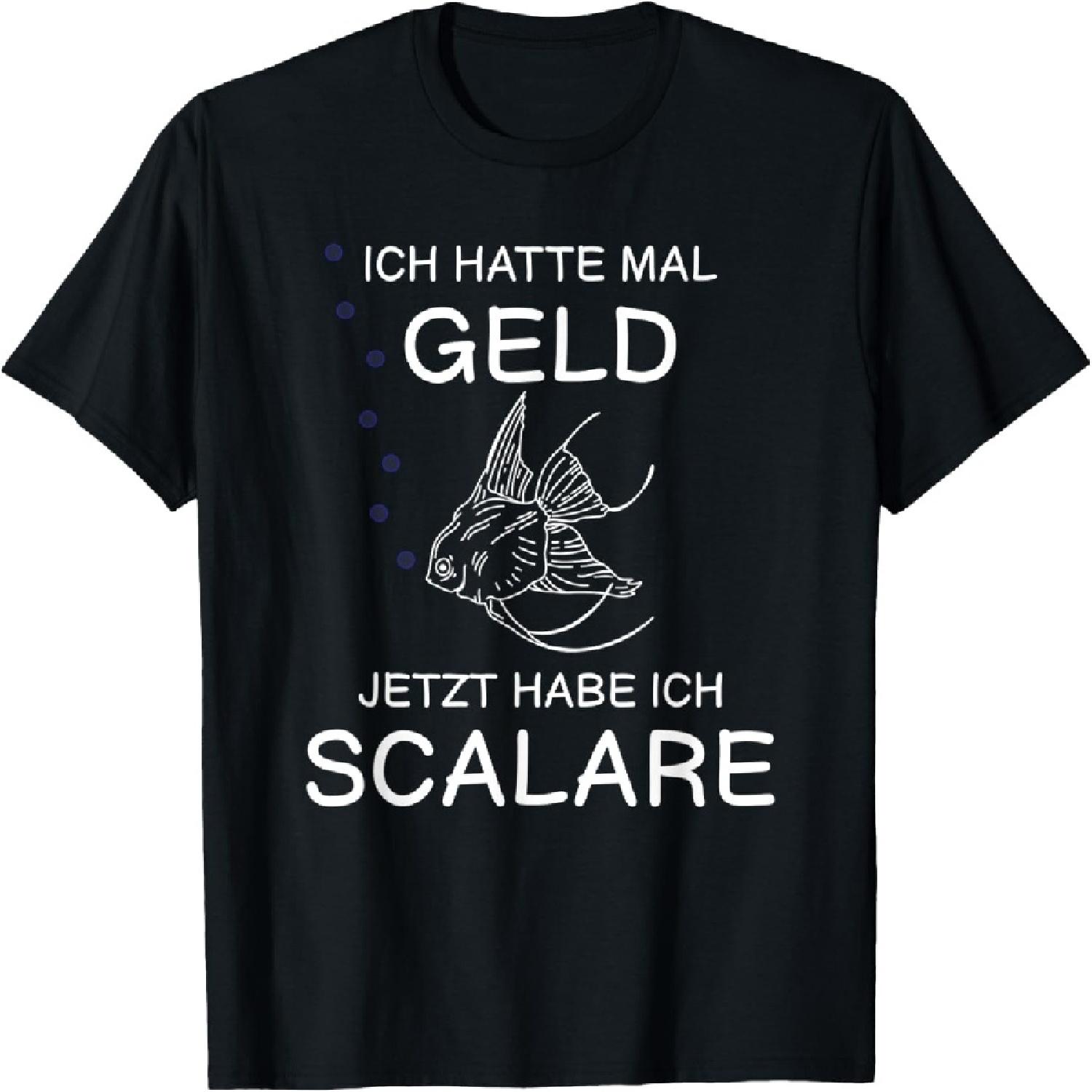 Aquariistik Ich habe Scalare Air Bubbles Gift for Aquarium Enthusiasts T-Shirt S