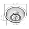3Pcs Kitchen Water Sink Filter Sink Mesh Strainer Kitchen Stainless Steel Sink Strainer Bathroom Floor Drain Cover Cleaning Tools