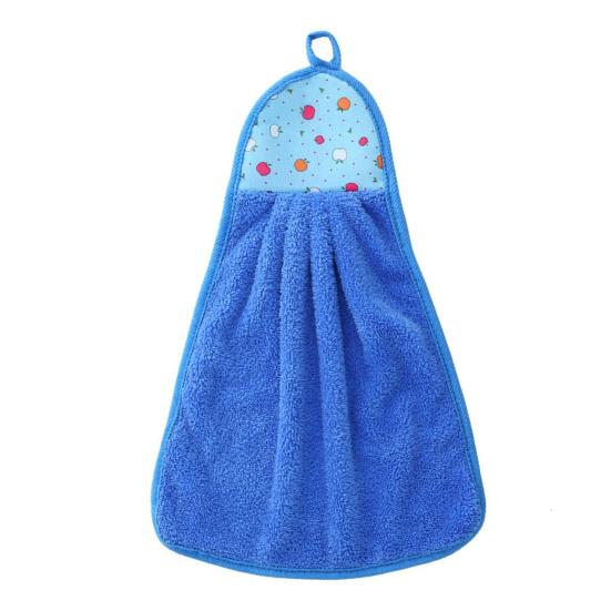 Hanging Towel for Hand Drying Cleaning Towel with Hanging Ring Absorbent Towel for Bathroom Kitchen Wiping