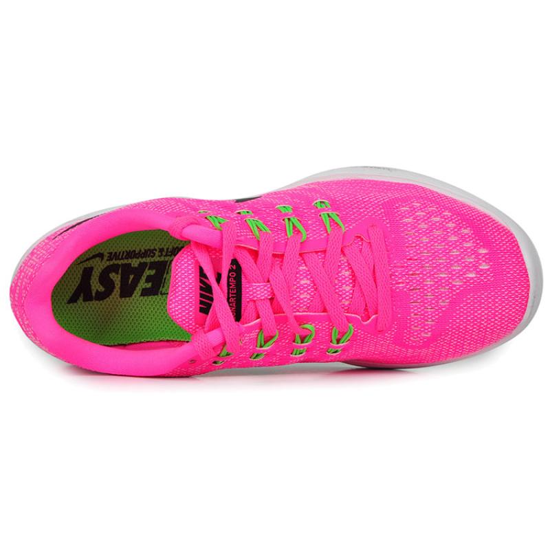 Nike Lunartempo 2 Pink Blast Black White Rg Green Women's Sneakers 818098-601