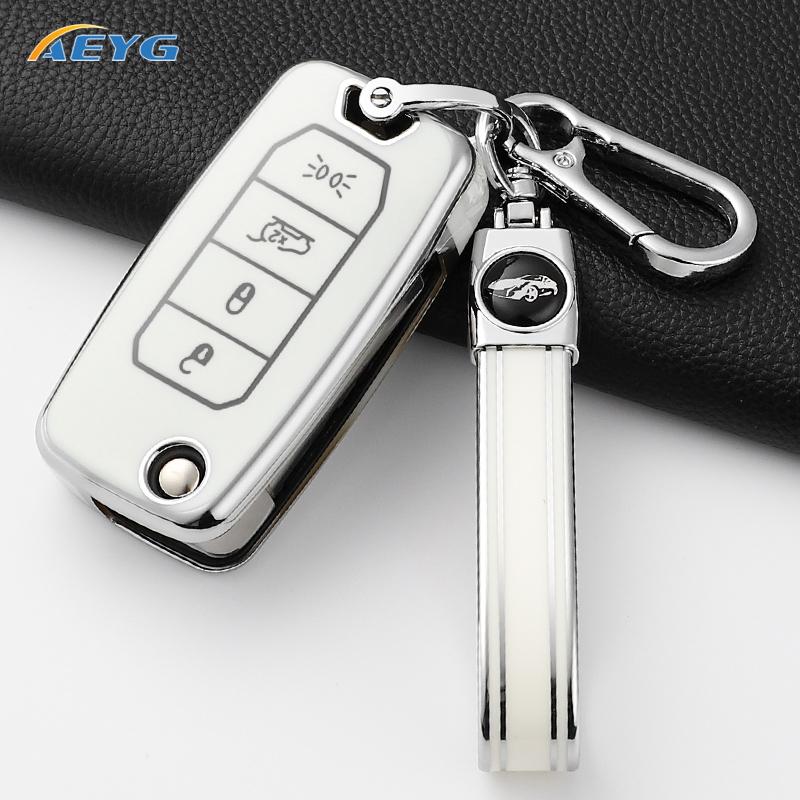 Fashion Tpu Car Key Cover Case Shell For Jeep Renegade Compass 4 Buttons Protected Holder Keyless Fob Bag
