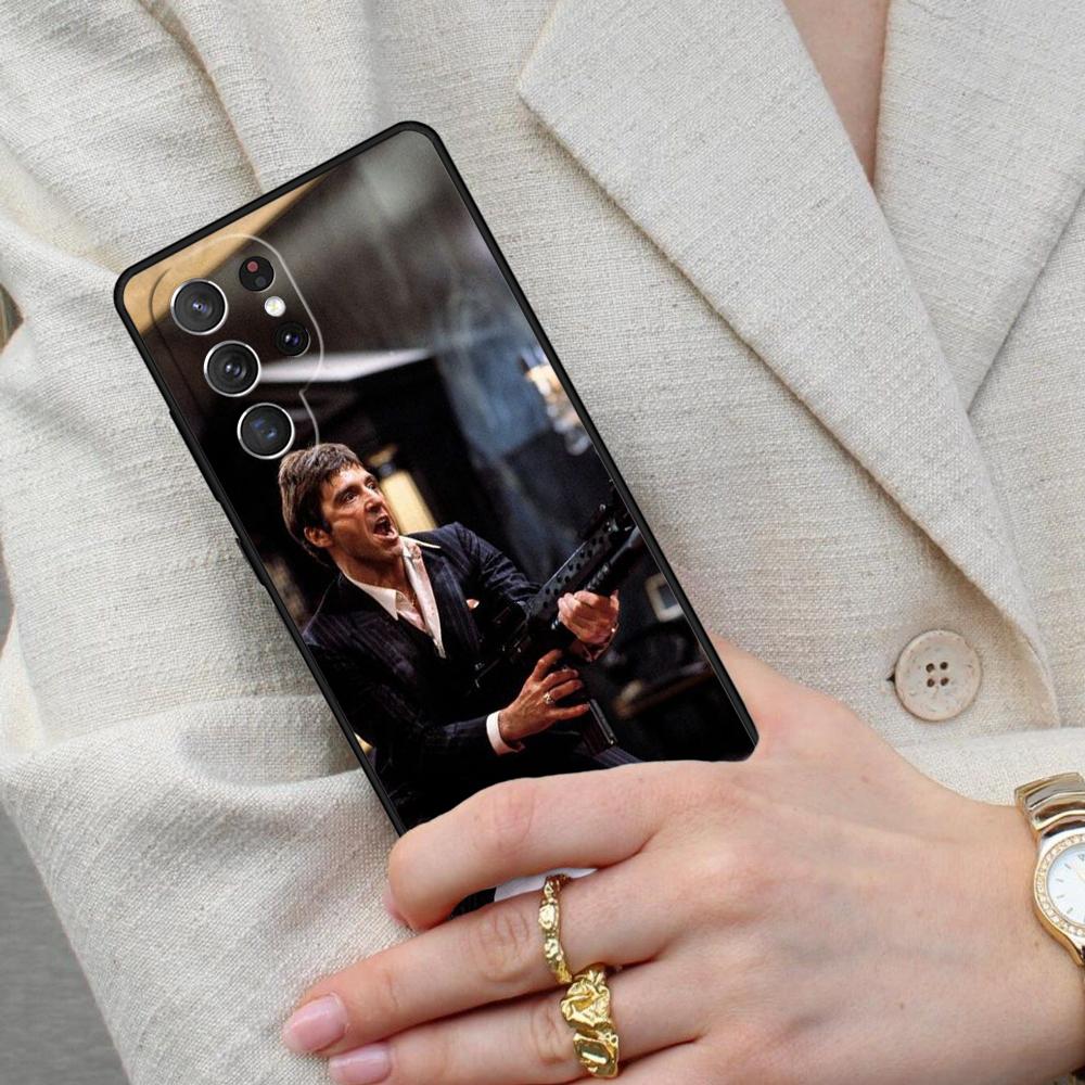 Scarface Tony Montana Cell Phone Case for Samsung Galaxy S26 Ultra S25 S24 S23 S22 S21 S20 Note10 Cover