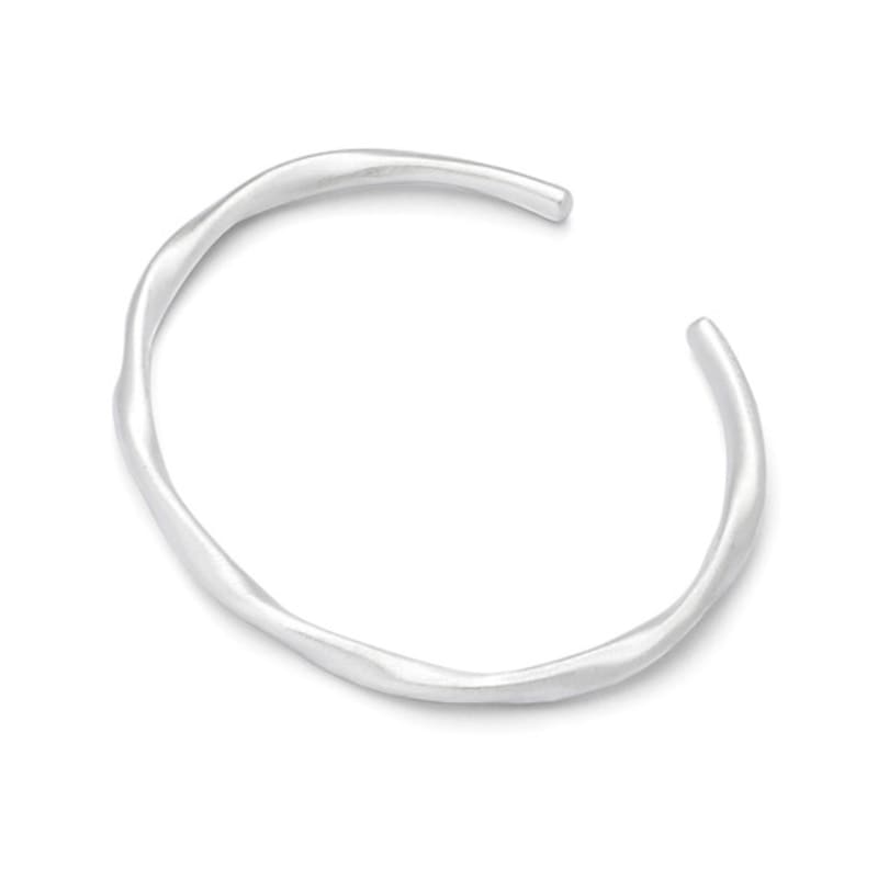 enuff (silver 925) Bone-shape bangle bracelet