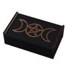 Wood Game Cards Box Playings Tarots Container Storage Case Packing Poker Box Playings Cards Box Empty Card Storage Case