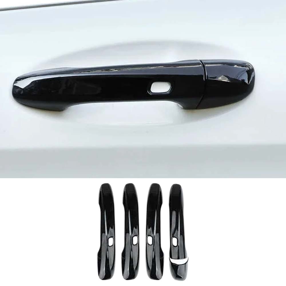 Car Decoration Door Handle Cover For Mercedes Benz C E Class GLC GLB A B GLE GLS CLA GLA 2016- Car Styling Upgrade