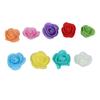 50Pcs Artificial Rose Flower Heads Multicolor Foam Rose Heads For Wedding Bouquet And Diy Crafts Party Home Decorations