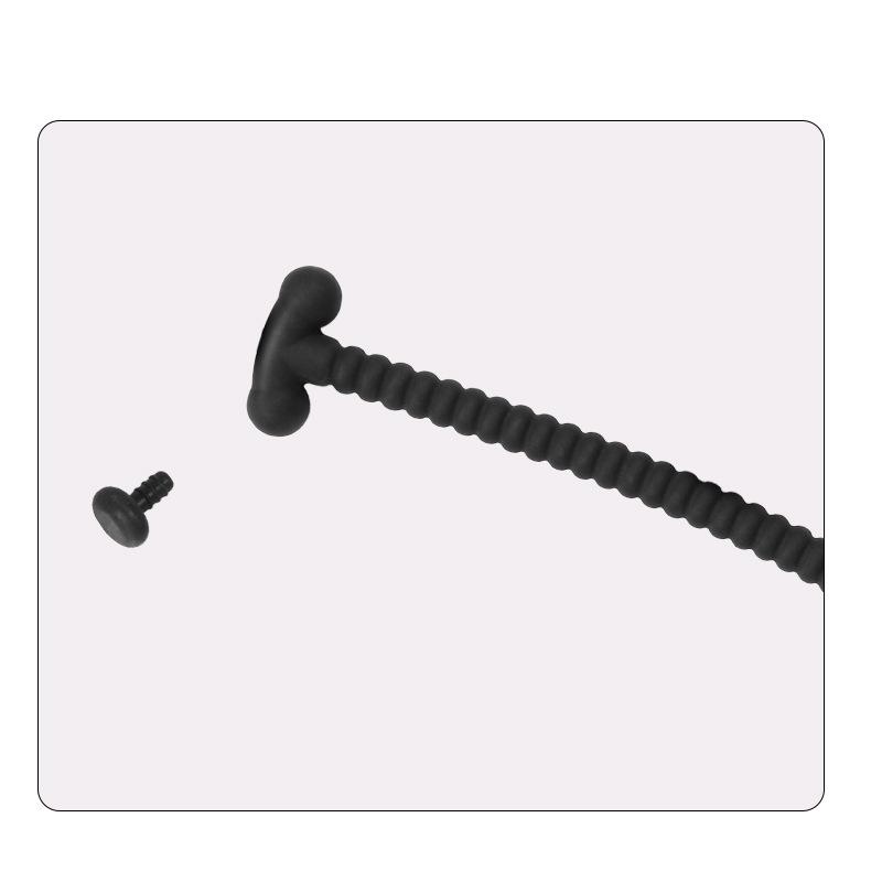 Threaded Silicone Catheter for Men, Urethral Stimulation, SM Play