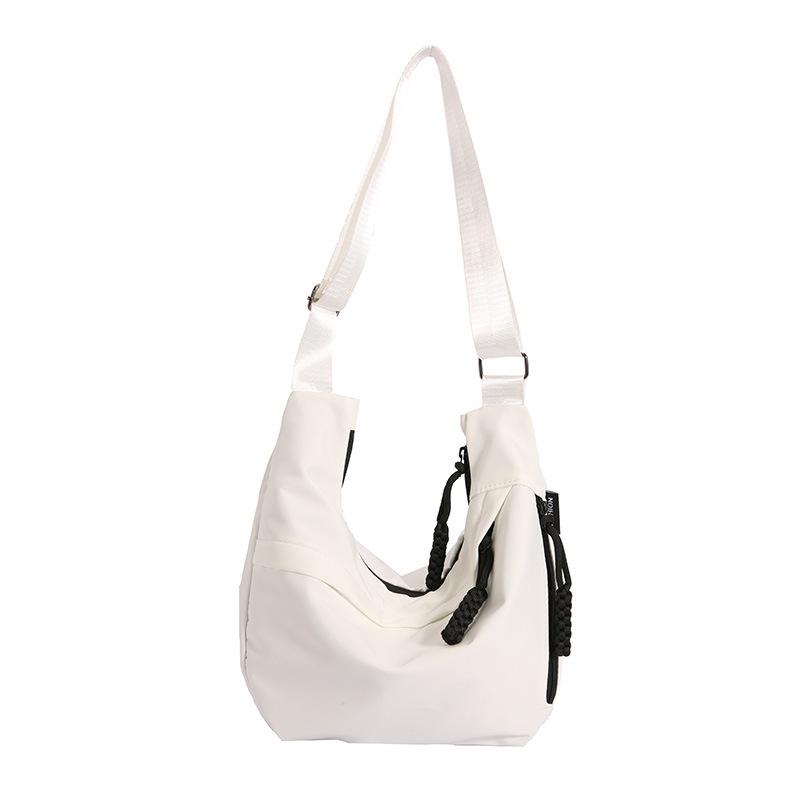 Oxford Cloth Bag Messenger Bag Women's 2025 New Fashion Shoulder Bag Large Capacity Messenger Class Commuter Dumpling Bag