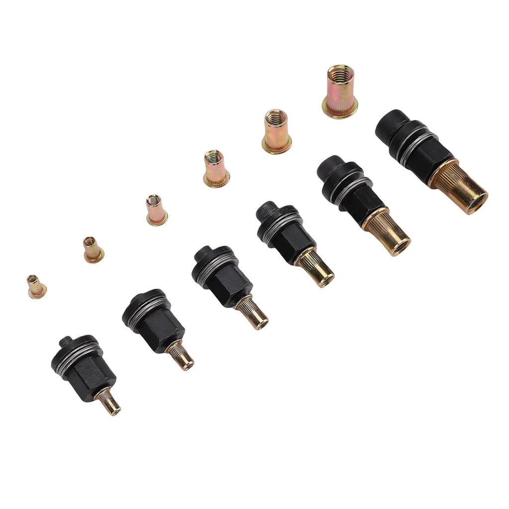 Manuelles Elektrisches Nietwerkzeug-Set M10 M8 M6 M5 M4 M3 Nietwerkzeug-Adapter und Muttern für Möbel Industriellen Einsatz