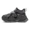 Li Ning Starry WNTR Minimalist Comfortable Wear-Resistant Shock Absorbing Mid-Top Casual Shoes Women Casual Shoes Gray Black AGCV392-1