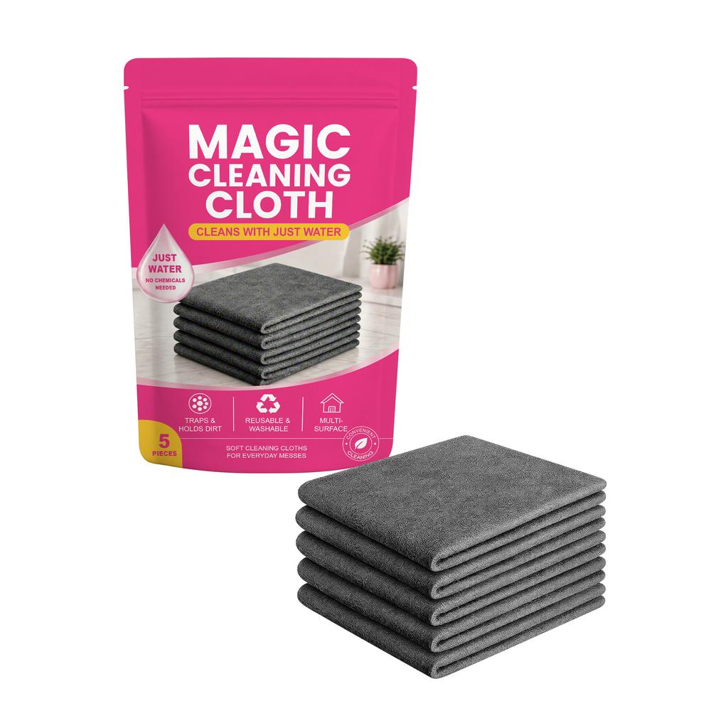 Panno Magico per la Pulizia Quotidiana della Casa Rimuove il Grasso Superficiale Rinfresca le Superfici Senza Aloni e Senza Macchie d'Acqua Panno Pulente Efficiente