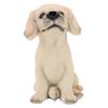 Yellow Labrador Puppy Figurine 7.5x7.5x14cm Cute Resin Sitting Labrador Dog Statue Desktop Ornament