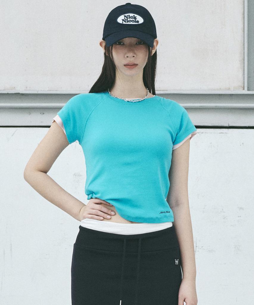 Nigaennikol Soft Raglan Top_Blue