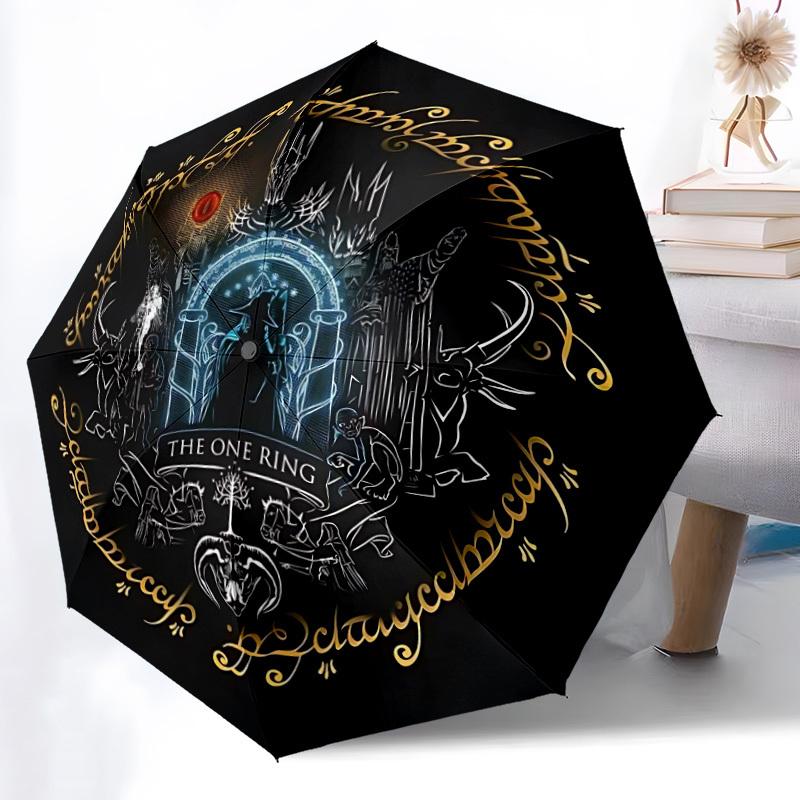 

1pc The One Ring Automatic Open/Close Umbrella, Christmas Gift for Men Women, Daily Travel Outdoor Use yy251101207