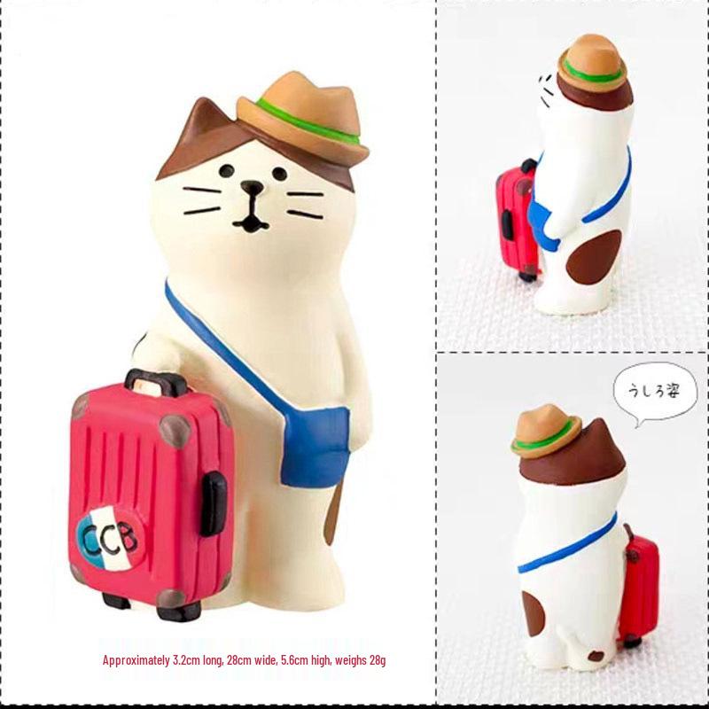 Statue of Liberty Cat Resin Miniature: World Traveler Series