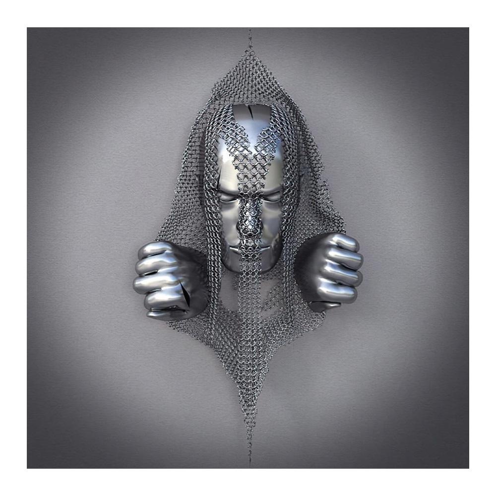 Metal Figure Statue Art Poster High Definition Printing Canvas Painting Prints Couple Sculpture Living Room Home Decor Picture