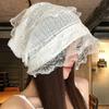 Breathable Beanies Hat Y2k Lace Skullies Hat Korean Fashion Beret Cap  Women Girls