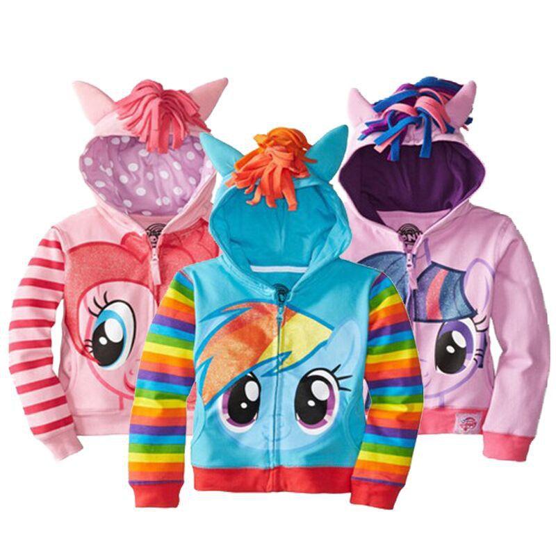 My Little Pony 3D Hoodie Voor Jongens En Meisjes Zacht En Ademend Sweatshirt Jack Met Prachtig Vakmanschap