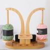 Multifunctionele Roterende Garenspoel Organizer Stand Magnetische Houten Garenhouder voor Naaien Haak Breien Project