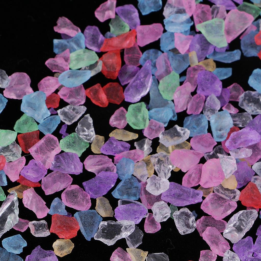 Mixed Size Color, 20g Crystal Sands For Aquarium Fish Tank Landscape/Bonsai Succulent Plants
