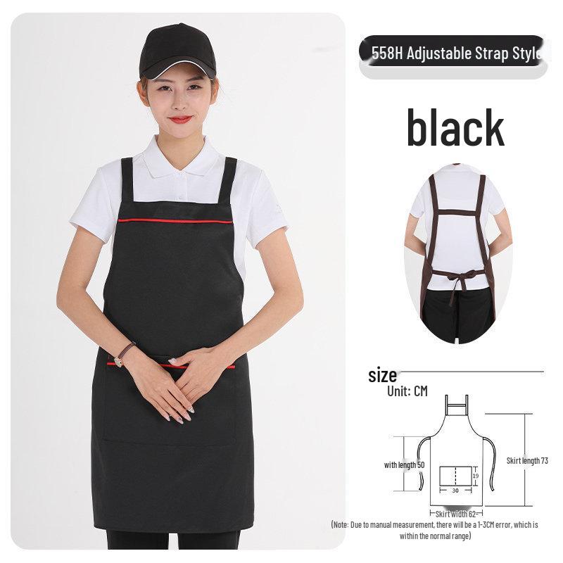 Premium Women's Waterproof Work Apron with Custom Logo for Restaurants, Cafes, Hotels, Flower Shops, and Supermarkets