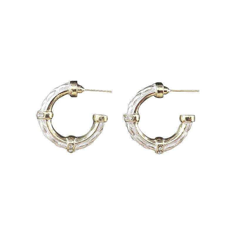 Earrings Light Luxury Premium Earrings Geometric Cold Wind Earrings Premium Niche Jewelry