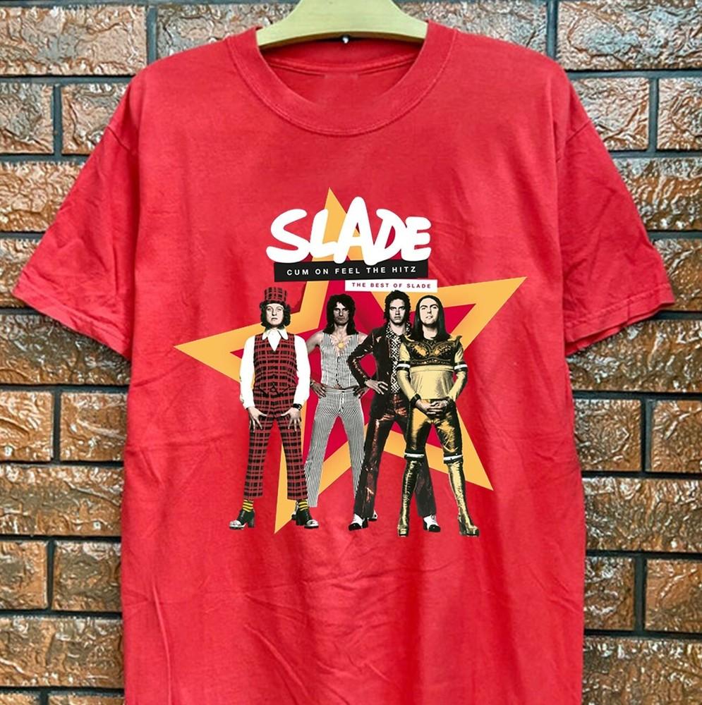 New Rare Slade Band Shirt Tour Collection Singer Black All Size Shirt 1N604 Unisex T-Shirt L