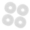 4 Stück Wischer Mopp Pad Faser Reinigung Mopp Tuch Ersatz für DEEBOT X1 Saugroboter