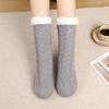 1Pair Polyester Fibre Thermal Socks Plush Snow Socks Fashion Thicken Stockings  Women