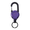 1/4Pcs Retractable Keychain with 60CM Steel Cord Heavy Duty Carabiner Badge Reel ID Holder Extendable Camping Hiking Hanging Buckle Keyring