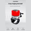 Bike Bell Alert Ring With RGB Light Compas With Charging Cable Sound Ringer Waterproof for BICYCLE Handlebars